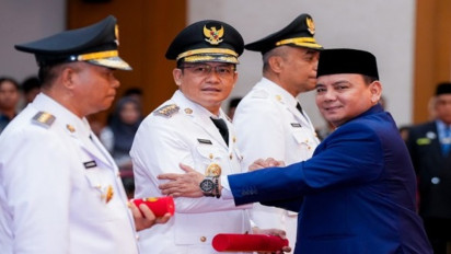 3 Penjabat Bupati di Kepulauan Buton Dilantik Pj Gubernur Sultra