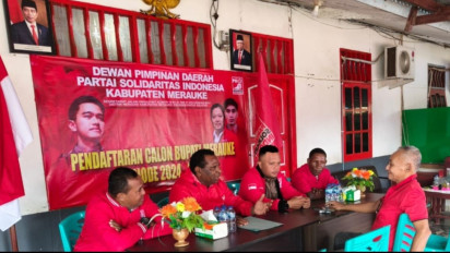 Calon Bupati Merauke, Jumino Renhard Kantongi Surat Tugas Dari PSI