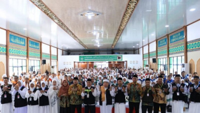 Ribuan Calon Haji Asal Embarkasi Banjarmasin Diterbangkan ke Tanah Suci