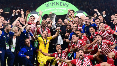 Taklukan Fiorentina, Olympiakos Juara Liga Konferensi Eropa