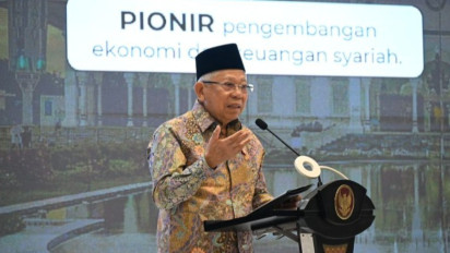 Sebut Aceh Sebagai Pionir Pengembangan Ekonomi Syariah, Wapres Ma'ruf Amin: Syariah Bukan Hanya Akidah dan Ibadah