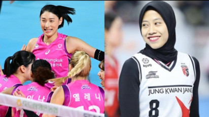 Aura Kebintangan Megawati Hangestri Terpancar Saingi Ratu Voli Korea, Media Korea Sampai Tak Berhenti Menyoroti Megatron