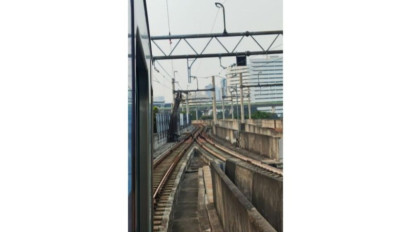Operasional MRT Jakarta Dihentikan Sementara, Ada Alat Berat Kejagung Jatuh di Lintasan