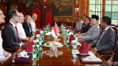 Bertemu dengan Panglima Angkatan Bersenjata Inggris, Prabowo: Ini Kerabat Dekat!