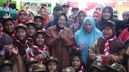 Kunjungi Taman Lansia Puskesmas Lhoksukon, Mensos Risma Dengarkan Keluhan Lansia