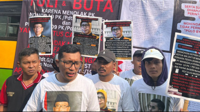 Ratusan Karyawan Polo Ralph Lauren Berkabung di Depan Mahkamah Agung