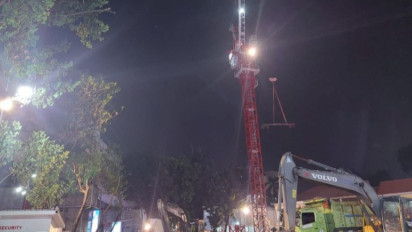 Evakuasi Material Besi yang Timpa Jalur MRT ASEAN-Blok M Tuntas Terlaksana