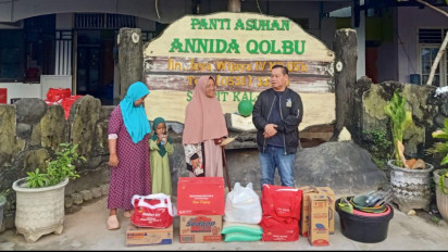 Bupati Kotim Kunjungi Panti Asuhan Annida Qolbu Yang Terkena Musibah Kebakaran