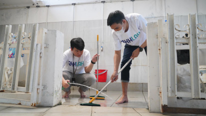 Aksi PNM Peduli Gelar Bakti Sosial Bersih-Bersih 25 Masjid, Dalam Rangka Merayakan HUT PNM ke-25 Tahun