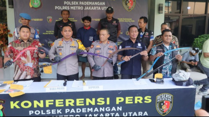 Polisi Tangkap Dua Pelaku Pembacokan di Pademangan