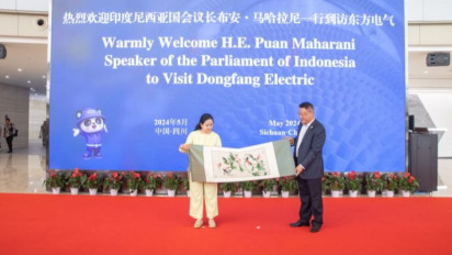 Kunker ke China, Ketua DPR Puan Maharani Kunjungi Produsen Peralatan Pembangkit Listrik di Tiongkok: Semoga Dapat Berguna