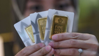 Harga Emas Antam Naik ke Rp1,662 Juta per Gram