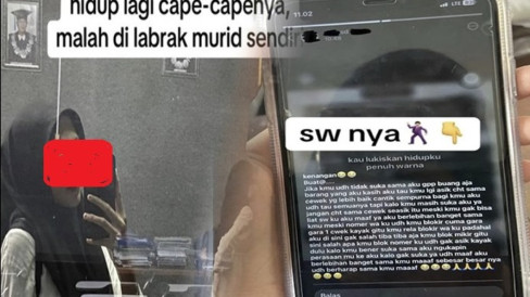 Cintanya Tak Dibalas Pak Guru, Murid SD Labrak Ibu Guru Cantik: Ibu