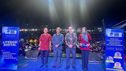 Dihibur Inul, Puluhan Ribu Warga Padati Diskusi Literasi Digital Kominfo di Tanggamus