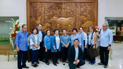 Keluarga Prabowo di Manado Syukuran Terpilihnya Presiden RI 2024-2029