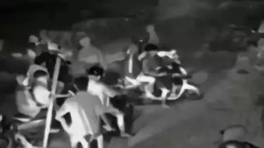 Tangkapan layar rekaman CCTV diduga Jalan Layang Talun, Kabupaten Cirebon TKP pembunuhan Vina