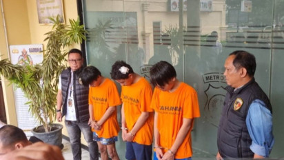 Tampang Tiga Pemuda yang Nekat Bacok Polisi di Jakbar, Ternyata Ini Motifnya