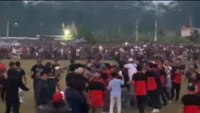 Viral Ricuh Sepak Bola Tarkam di Kabupaten Semarang, Wasit Dievakuasi ke Rumah Sakit