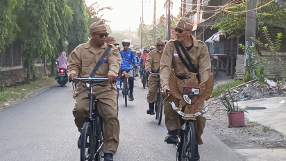 Jaga Persatuan dalam Kebhinekaan, Komunitas Sepeda Gelar Gowes Peringati Hari Pancasila
