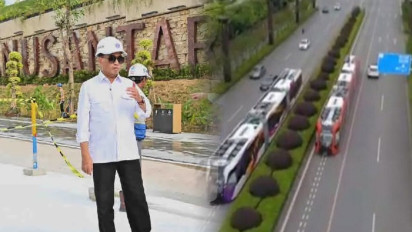 Jalur Kereta Otonom Tanpa Rel di IKN Siap Digunakan, Menhub Budi Karya Sumadi: Kendaraan Ini Ampuh, Beroperasi Agustus