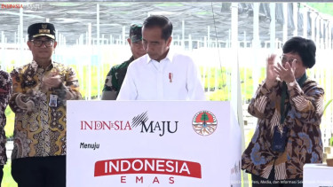 Kunjungi IKN, Presiden Jokowi Resmikan Persemaian Mentawir Berkapasitas 15 Juta Bibit Per Tahun