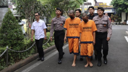 Dua Kurir Narkoba Jenis Ganja Diancam Hukuman Penjara 20 Tahun