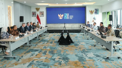 Bertemu Petinggi Merck, Erick Thohir Dorong Bio Farma Produksi Vaksin HPV Untuk Cegah Kanker Serviks