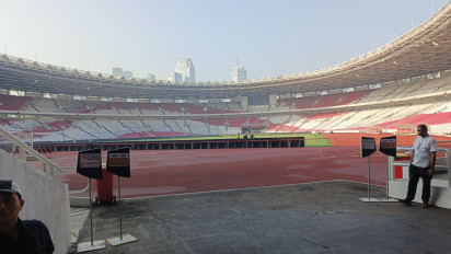 Kondisi Terbaru Lapangan di Stadion Gelora Bung Karno Jelang Laga Timnas Indonesia Vs Irak: Erick Thohir Pantau Langsung Kondisi Rumput