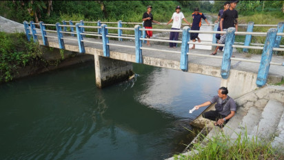 Tak Bisa Berenang, Dua Bocah Ditemukan Meninggal Dunia di Saluran Irigasi Wadaslintang Kebumen