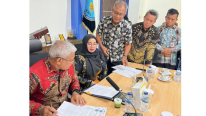 Pemkab Kotim Melalukan Audensi Ke BNN RI dan Penyerahan NPHD