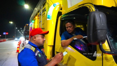 Operasi Microsleep Digelar Hamawas di Ruas Tol Kutepat, Guna Tekan Fatalitas Kecelakaan