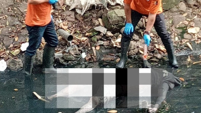 Diduga akan Mencuri Kabel, Seorang Pria Ditemukan Tewas Tersengat Listrik Mengambang di Aliran Sungai Dekat Bundaran HI