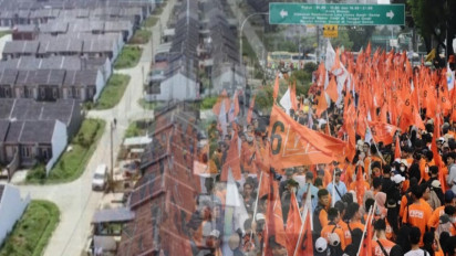 Demo Tolak Tapera! Ribuan Buruh Bergerak ke Jakarta Suarakan Tuntutannya di Depan Istana: Cabut PP 21 Tahun 2024