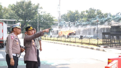 1.626 Personel Polisi Dikerahkan untuk Pengamanan Aksi Demo Tapera di Kawasan Patung Kuda, Jangan Lewat Jalanan Ini Jika Tidak Mau Terjebak Macet