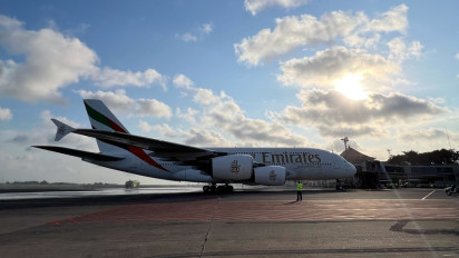 Pesawat Komersil Terbesar di dunia Airbus A380, Angkut 382 Ribu Lebih Penumpang dari Bali Menuju Dubai