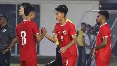 Malik Risaldi debut bersama Timnas Indonesia saat melawan Tanzania