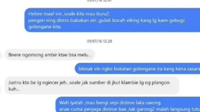 Chat Diduga Pegi Perong Perintahkan Sweeping Bobotoh Tersebar di Dunia Maya, Dia Disebut-sebut Suporter Persija Garis Keras, Pegi Perong: Gulati Bocah Viking