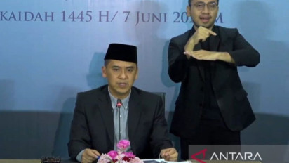 Pemerintah Umumkan Idul Adha 1445 H Jatuh pada Senin 17 Juni 2024