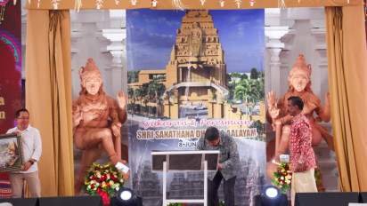 Hadiri Peresmian Murugan Temple Jakarta, Hashim: Kita Harus Memajukan Toleransi Umat Beragama