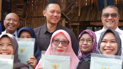 100 Hari Pertama Menjabat, AHY Klaim 2,4 Juta Tanah Didaftarkan dan Tersertifikasi dengan Nilai Tambah Rp250 Triliun