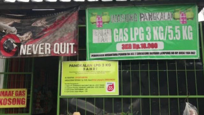 Gas Elpiji 3 Kg Langka di Lampung, Pembelian Gunakan Data KTP Picu Kenaikan Harga