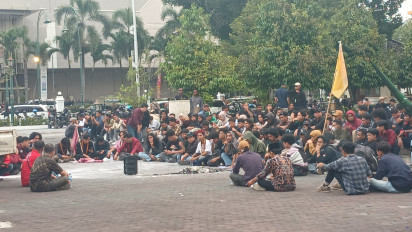 Unjuk Rasa Tolak Tapera di DPRD DIY Berlangsung Ricuh, Satu Mahasiswa Terluka