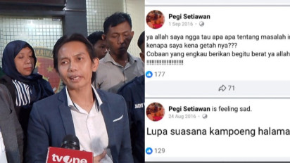 Status Facebook Pegi Setiawan Tiba-tiba Hilang, Padahal Pengacara Sebut Bisa Buktikan Pegi Tak Bersalah, Diduga Dihapus Penyidik