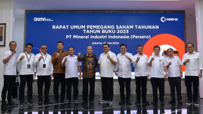 RUPST 2023 Ketok Laba Rp27,5 Triliun, MIND ID Lanjutkan Kinerja Berkelanjutan
