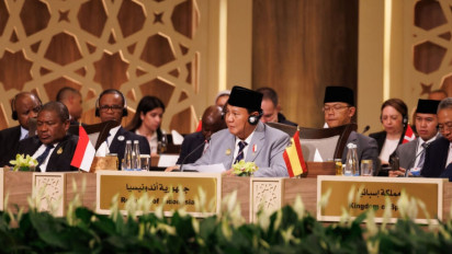Bicara di Konferensi Tingkat Tinggi, Menhan Prabowo Tegaskan Kemerdekaan Palestina Solusi Riil Konflik Gaza