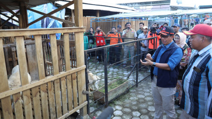 Kepala BNPB Tinjau Huntap dan Pendampingan Pemulihan Pasca Bencana Erupsi Gunung Semeru