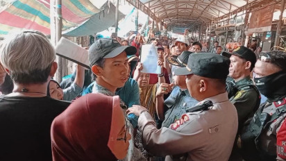 Eksekusi Objek Sengketa di Pasar Indralaya Ogan Ilir Ricuh, Tergugat Sodorkan Sertifikat Rumah