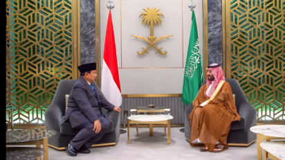 Bertemu MBS di Arab Saudi, Prabowo Bahas Kondisi Palestina