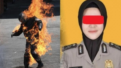 Polwan Briptu FN yang Bakar Suaminya, Diduga Alami Baby Blues, Ini Penjelasan Psikolog