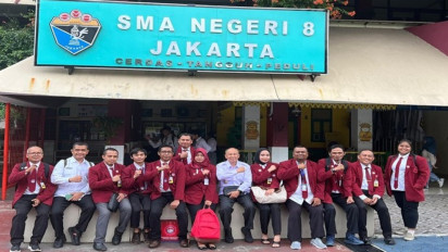 Mahasiswa S2 Strategi Perang Semesta Unhan Sosialisasikan Bela Negara di SMAN 8 Jakarta